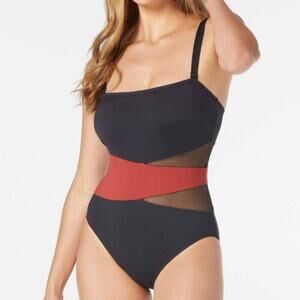 Contours by Coco Reef Shapemaker Arab Spice Swimwear Size 16 / 40D